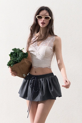 Lime Slim Fit Skirt